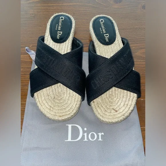 Dior | Shoes | Dior Granville Criss Cross Flat Espadrille
